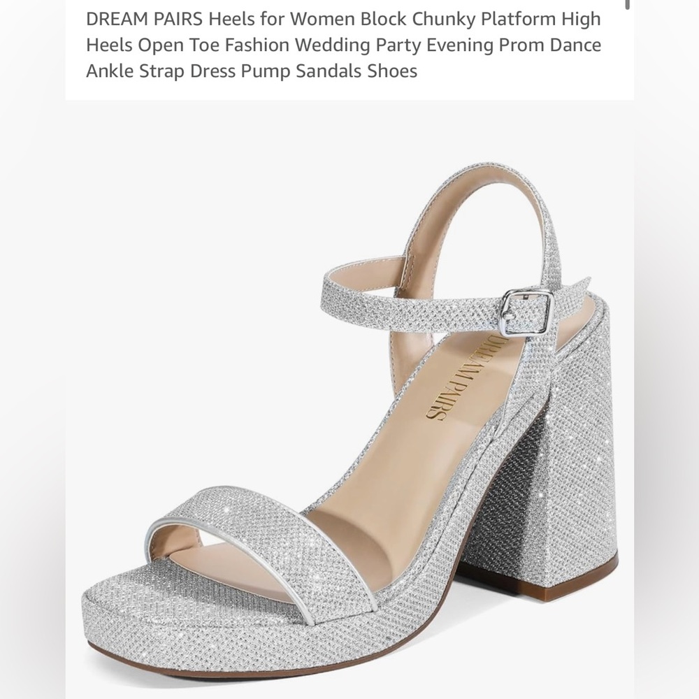 Silver Sparkle Pumps